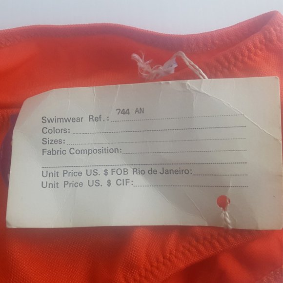 Du Loren Orange 2 piece Swimsuit - Picture 10 of 12